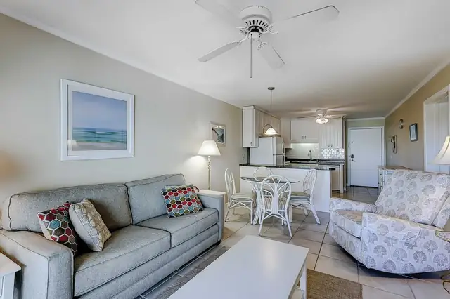 Living room at Beachwood Place 3E